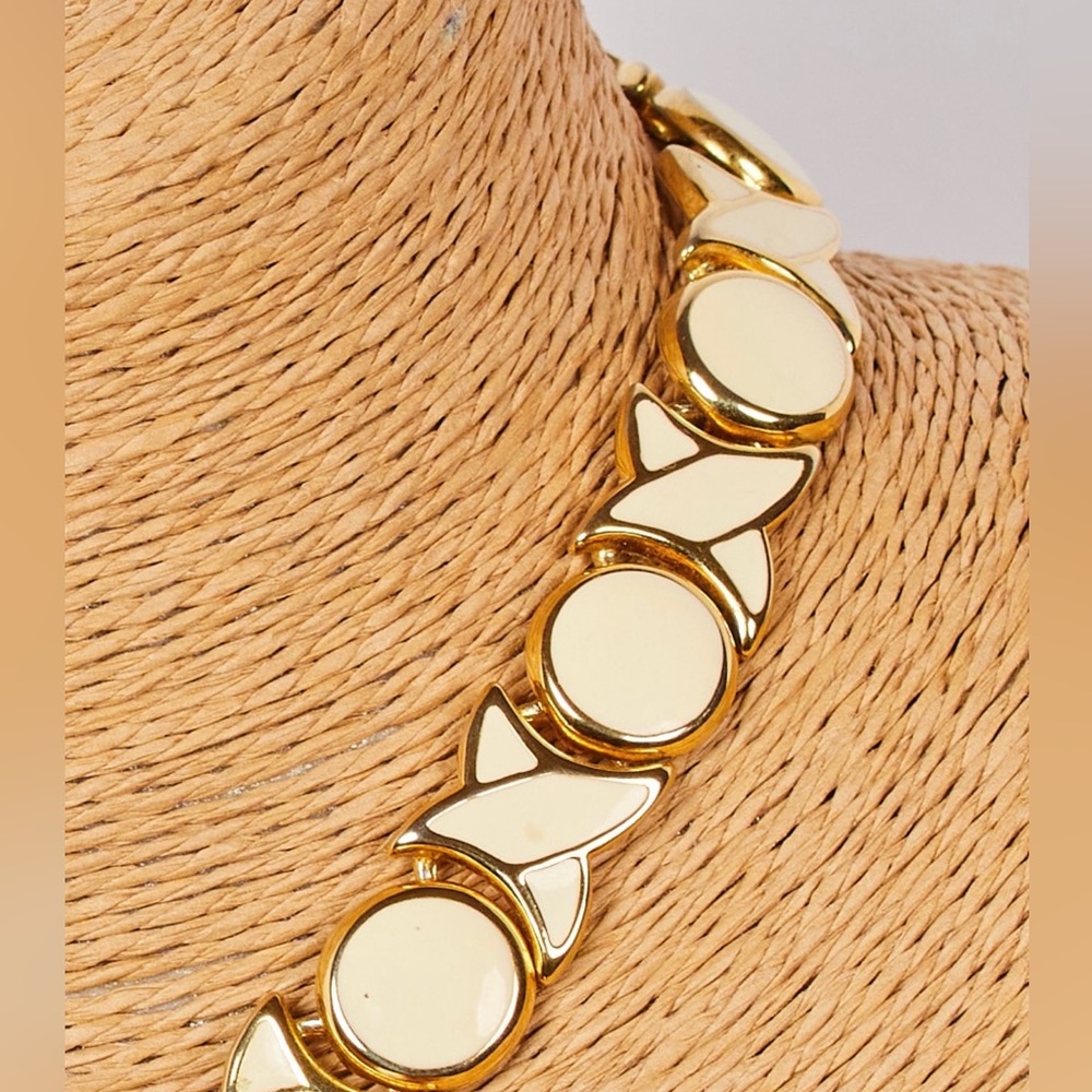 Napier Vintage XO Necklace | Vintage Enamel Napier Necklace - Picture 2 of 2